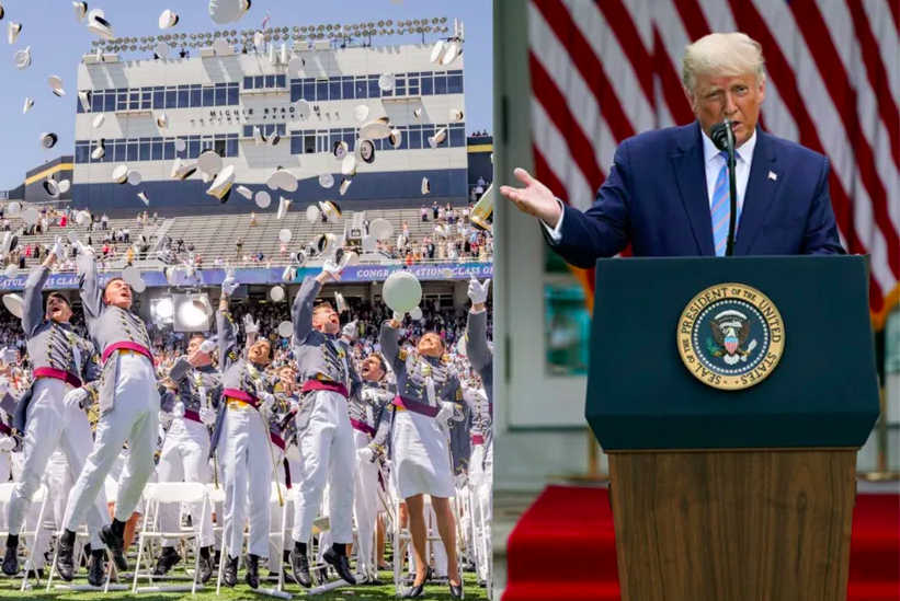Military Surges as Trump Set to Speak